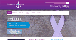 Desktop Screenshot of celebrationofhope.org